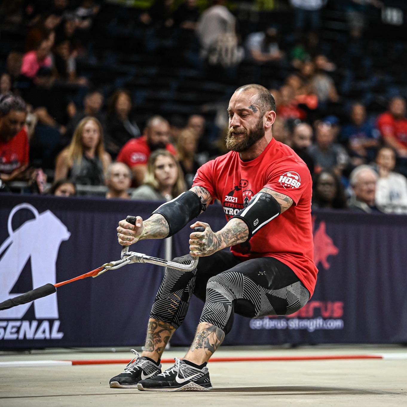 strongman cody abell sled drag